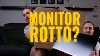 I GATTI MI HANNO DISTRUTTO IL MONITOR? || UNBOXING BenQ PD2700U Monitor Designer