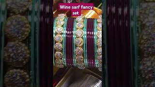 Wine sarf fancy set #ytshorts #churi #wedding #fashion #viralvideo