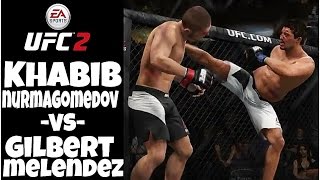 Khabib Nurmagomedov -Vs- Gilbert Melendez ☆EA SPORTS™ UFC 2☆