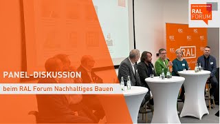 Panel-Diskussion beim RAL Forum Nachhaltiges Bauen