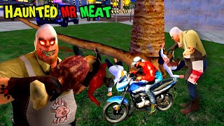 Haunted Bhootiya Mr Meat Attack in Indian Bikes Driving 3d | Horror Story