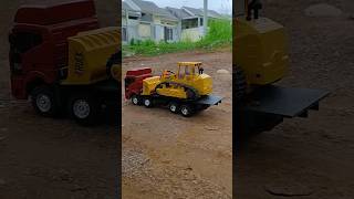 rc truk faw angkut dozzer #fusomania #rctruckoleng #hinomania #trukfaw #sibasurya