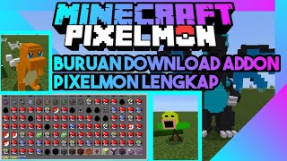 BURUAN DOWNLOAD!ADDON PIXELMON DI MCPE WORK 1.14 DAN RINGAN