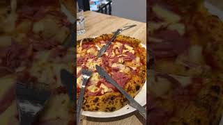 #pizzatime ham, pineapple