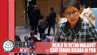 Menlu RI Retno Marsudi Walkout Saat Dubes Israel Bicara di PBB - Chatnews 25 Januari 2024