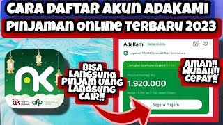 CARA DAFTAR AKUN ADA KAMI TERBARU 2023 || Cara Buat Akun Adakami Pinjaman Online 2023