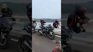 Superbike reaction #ninja #biker #rider