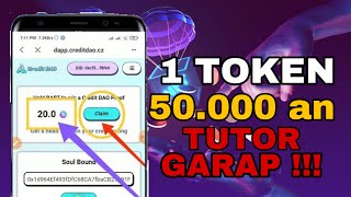 AIRDROP CRYPTO TERBARU CREDIT DAO $1 CD = 50.000 rupiah lumayan