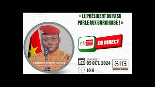 🇧🇫 Burkina Faso - « An II de la Transition : Le Président du Faso parle aux Burkinabè »