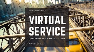 Virtual Service: August 21, 2022