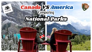 BANFF vs GLACIER - Comparing National Parks! Which did we like best?