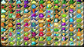 PvZ 2 Random Cold Snapdragon - Split Pea  - Repeater shooting plant - attacking plant Jurassic Marsh