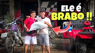 LEANDRO MOTOS VAI PINTAR O TANQUE DA FAN 150 !!