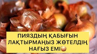 ПИЯЗДЫҢ 🧅ҚАБЫҒЫН ТАСТАМАҢЫЗ ЖӨТЕЛДІҢ НАҒЫЗ ЕМІ🧅