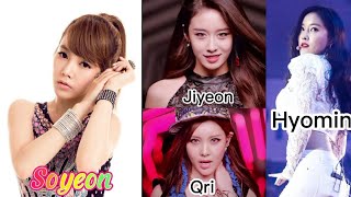 Jiyeon,Qri,Hyomin,Soyeon(T-ARA) sings together#tara#티아라#jiyeon#qri#hyomin#soyeontara#eunjung#boram