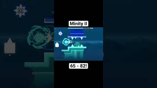 Minity II 65-82% | #geometrydash |