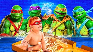 Am fost Adoptati de TMNT! Teenage Mutant Ninja Turtles în Viața Reală!