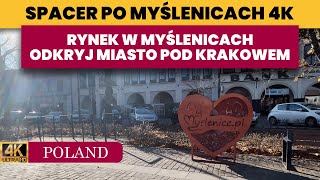 Spacer po Myślenicach - Piękna pogoda w małym miasteczku pod Krakowem