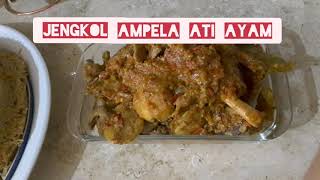 Resep masak jengkol campur ATI ampela ayam