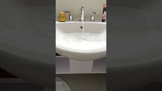 Bathtub Filling ASMR // Full Sink Fill with Rubber Duck #watersounds #soothingwaters #rubberduck