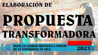 Parte4 - Elaboración de propuesta transformadora DOCENTES del SEP