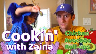 Cookin with Zaina - Chicken Avocado Roll-Ups