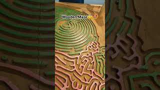 Wooden Maze😇🤩 #museum #fun #jejuislandtour #trending #shorts