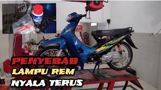 cara mengatasi lampu rem hidup terus 1 MUDAH KOK !!!!