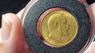 Three British Gold Sovereigns - one with a twist