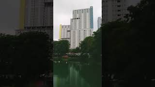 segarin pikiran sebelum masuk kerja besok//Danau sunter tepi wisma atlit kemayoran