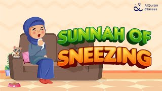 The Sunnah of Sneezing | Fun Animated Islamic Lesson for Kids