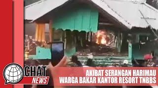 Warga Lampung Barat Bakar Kantor Resort TNBBS Akibar Serangan Harimau - Chatnews 13 Maret 2024