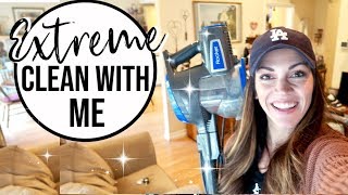 EXTREME CLEAN WITH ME // MY PARENTS HOUSE // ULTIMATE CLEANING MOTIVATION