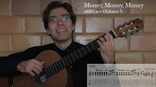 Money, Money, Money - ABBA | Guitar Cover - free Chords/Score/Tabs