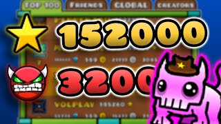 🏆 REACHING 152000 STARS AND 3200 DEMONS!!!