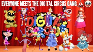 EVERYONE MEETS THE DIGITAL CIRCUS GANG🎪🤡