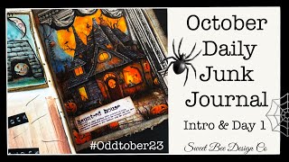 October Daily Junk Journal | Halloween Junk Journal | Oddtober | #oddtober23