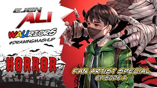 Ejen Ali WAUriors Drawing Mashup Fan Artist Special Episode 2 | #ARTvidence #StayAtHome #DudukRumah