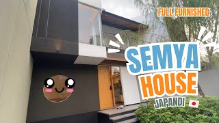 RUMAH MODERN BERGAYA JEPANG |  KARYA ARSITEK TENAMA | SEMYA HOUSE FULL FURNISHED