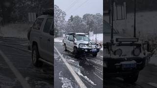 Not sure what all the hype around this audio clip is.... #amarok #australia #snow #snowday