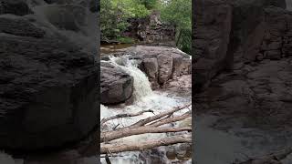 Gooseberry Falls, Minnesota!! #gooseberryfalls #minnesota #waterfall #watersounds #calmingsounds