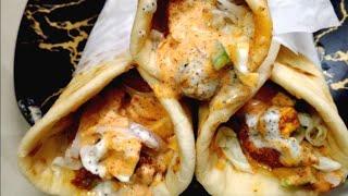 street style chicken shawarma recipe|two types of home made sauce for shawarma|chicken roll|