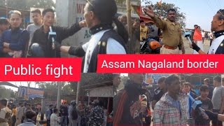 Naga public beaten by Assam public in Lahorijan Nagaland gate today CPP coverage