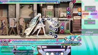 | ARCADE CABINET | Grumpy Waltz 9.5☆| EXEXTREME | GREAT 86.05% |  Project DIVA AC FT |