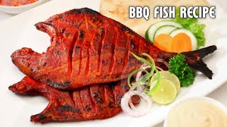 BBQ Fish Recipe At Home | Grill Fish in Frying Pan |