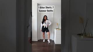 How to Style Biker Shorts to Elevate Your Wardrobe | 7 Summer Outfits, 1 Pair of Biker Shorts