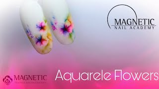 🌺🌸Aquarele flower nail design🌺🌸