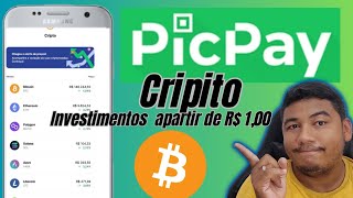 novidade no picpay/ agora você pode comprar e vender cripytomoedas.