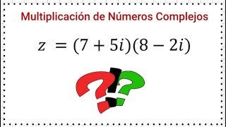 Multiplicacion de Números Complejos - Ejercicios