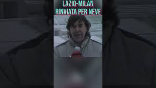 D’AMICO, LAZIO-MILAN e l’OLIMPICO sotto la neve #lazio #seriea #throwback